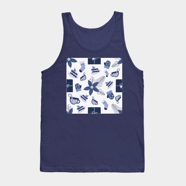 Winter time pattern 4 Tank Top by BeCreativeArts